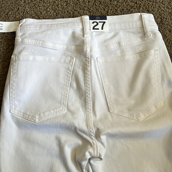Gap true skinny high rise white jeans size 4 tall (size 27) brand new with tags - Picture 6 of 6